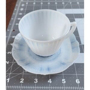 White Translucent Monax MacBeth-Evans American Sweetheart Teacup and Saucer